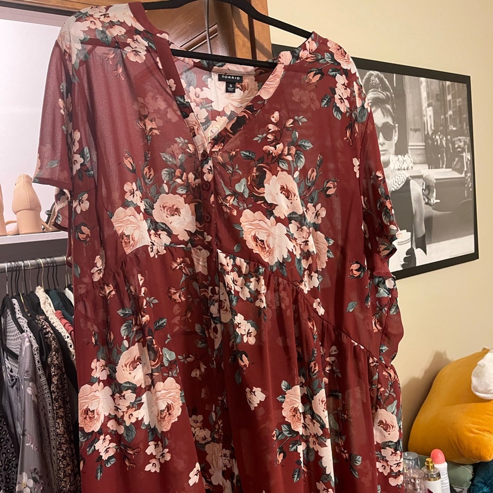 Torrid Hi-Lo Blouse